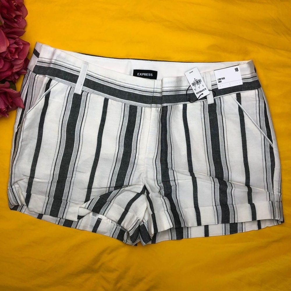 NWT Express Linen Shorts
